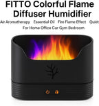 72 Pieces Colorful Flame Diffuser Humidifiers (Air Aromatherapy – Essential Oil – Fire Flame Effect – Quiet – Auto Shut Off – For Home Office Car Gym Bedroom)