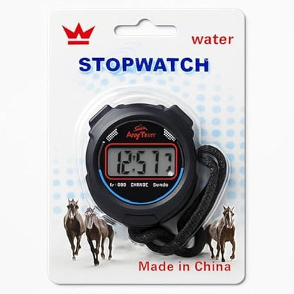 Stopwatch Water Resistant Timer for Sports Training Running Swimming Coach