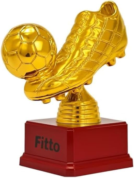 96 Pieces Golden Soccer Boot Trophies with Ball - Perfect Award for Football Champions
