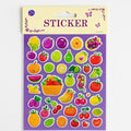 144 Pieces Fruit Sticker Pack - Waterproof Vinyl Fruit Sticker Sheets for Laptops (Water Bottles – Planners – Scrapbooking & Kids Crafts (Cute Kawaii))