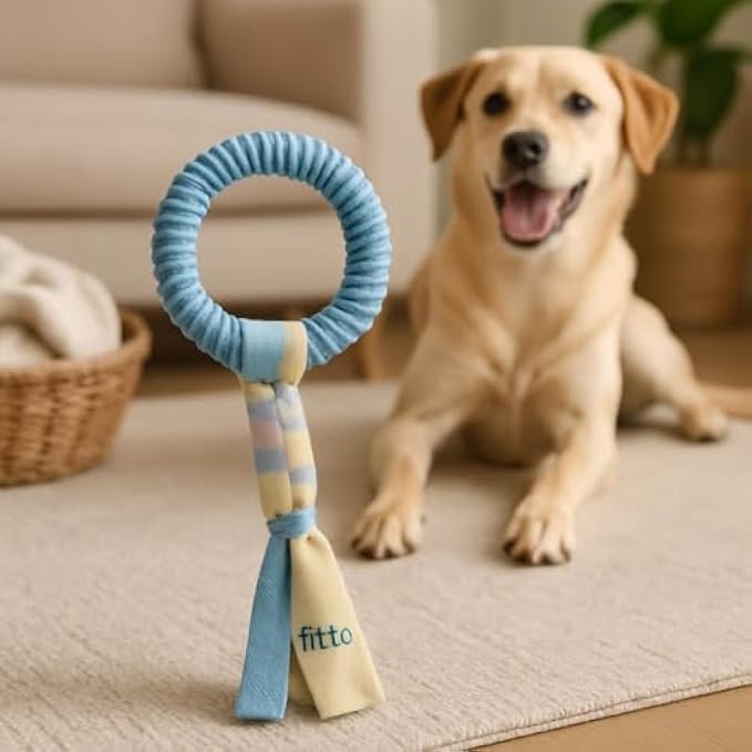 120 Pieces Dog Rope Toys with Ring Assorted Colors (21 x 8 cm – Chew – Tug & Fetch Toy for Puppies & Small Dogs)