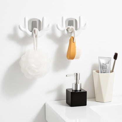 Adhesive Wall Slipper Hook – Waterproof & Trackless – PP Material – White