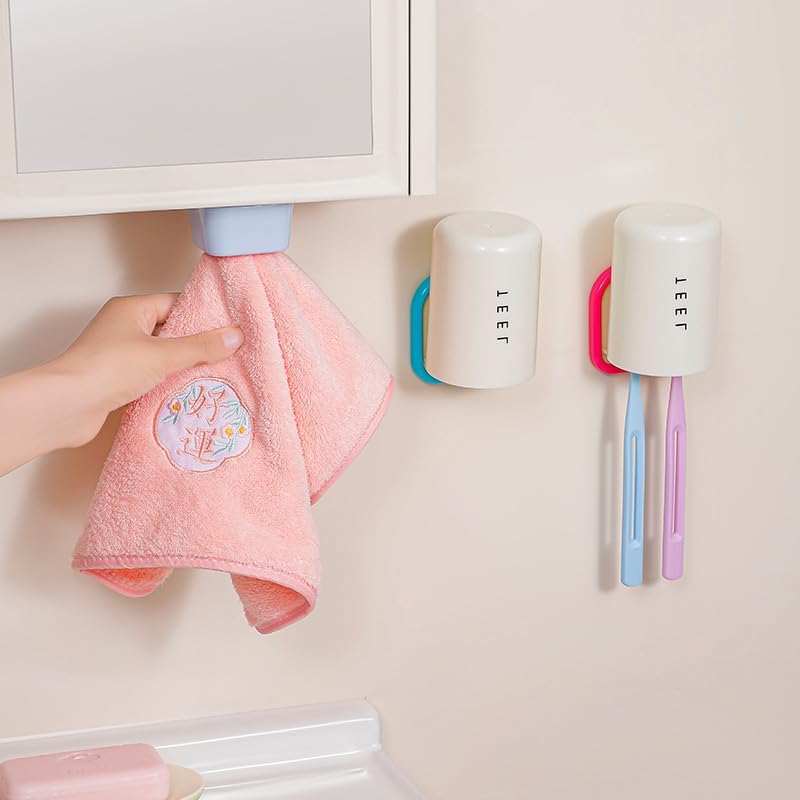 Towel Plug – Compact Design in Rose Red & Black – Lightweight PP + PVC Material, Pack of 3