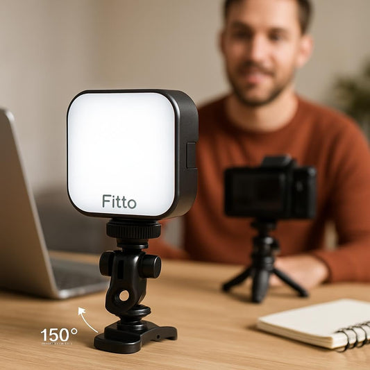 LED Color Pocket Video Light with 150 Degree Rotation