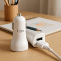 96 Pieces Fast Dual USB Car Lighter Charger Sets with Android Huawei Type C Cable