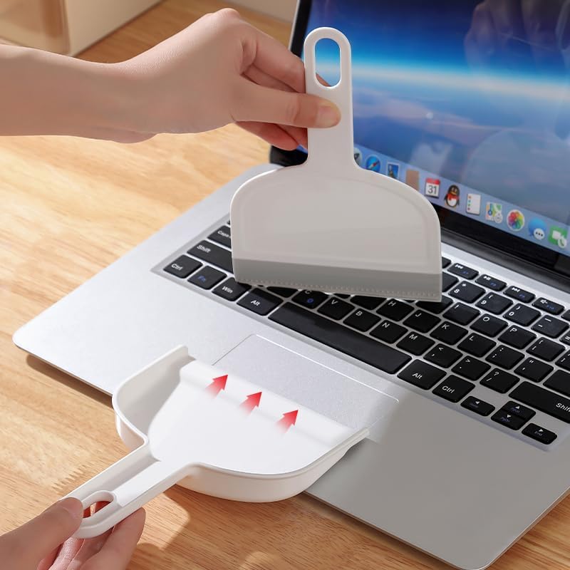 Small Compact Broom – Compact White & Grey Design