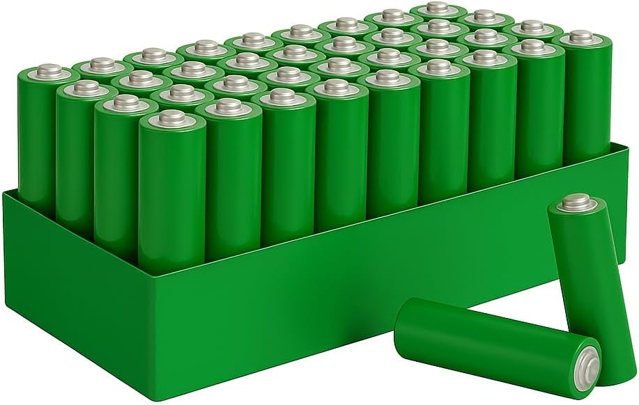 AA Batteries 60 Pack – Long-Lasting Power Alkaline Batteries for Everyday Devices, High-Performance, Reliable Shelf Life, Leak-Proof Design, Ideal for Remotes, Toys, and More