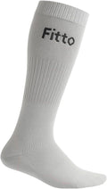 96 Pieces Anti-Slip Football Socks for Kids - Grey