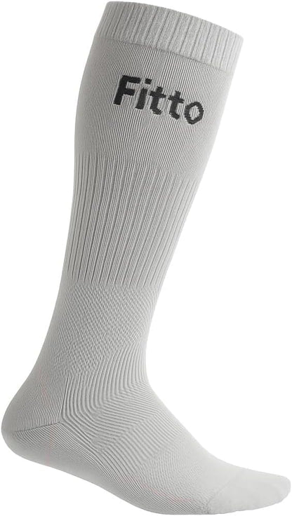 Anti-Slip Football Socks for Kids - Grey