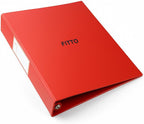 96 Pieces 4 Hole Binder Folders for A4 Sheets (34x25cm Red)