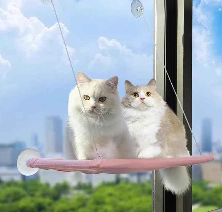 96 Pieces Cat Window Sleep Beds (Assorted Colors – 55 * 35cm)