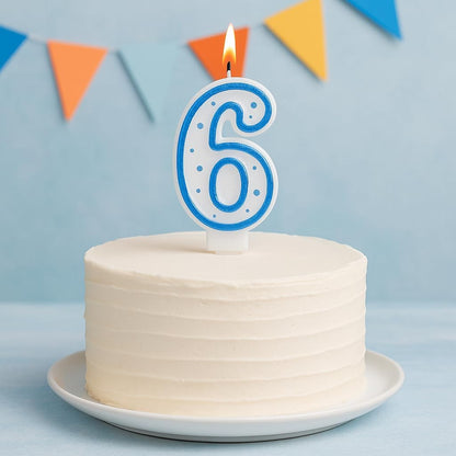 Birthday Candle Number 6 – Fun Party Decoration Essential for Birthday Celebrations, UAE