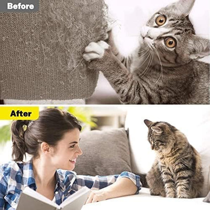 Cat Scratch Protector - Anti Scratch Cat Deterrent Sheet- PVC - Transperant, Pack of 2