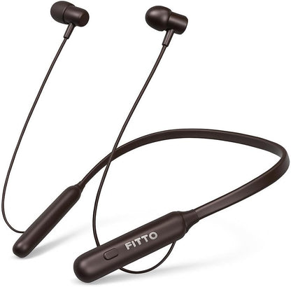 Bluetooth Ear Neckband - Wireless Neckband Earphones with Touch Controls & Deep Bass