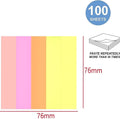 240 Pieces Sticky Notes 100 Sheets (76mm x 76mm Multi Color for Office – School – Home Use)