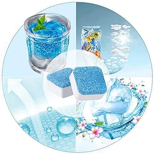 96 Pieces Washing Machine Cleaners (12 Deep Cleaning Tablets – Front and Top Load)