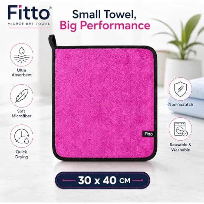 120 Pieces Microfibre Cleaning Cloths (30 x 40 cm – Soft Absorbent Reusable Towel for Kitchen and Home)