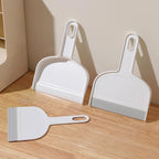 144 Pieces Small Compact Brooms (Compact White & Grey Design)