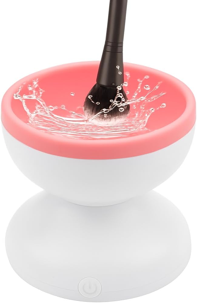 72 Pieces Electric Makeup Brush Cleaner - Portable Automatic USB Cosmetic Brush Cleaner Spinner Machines for All Brush Sizes (Deep Cleaning Tool)