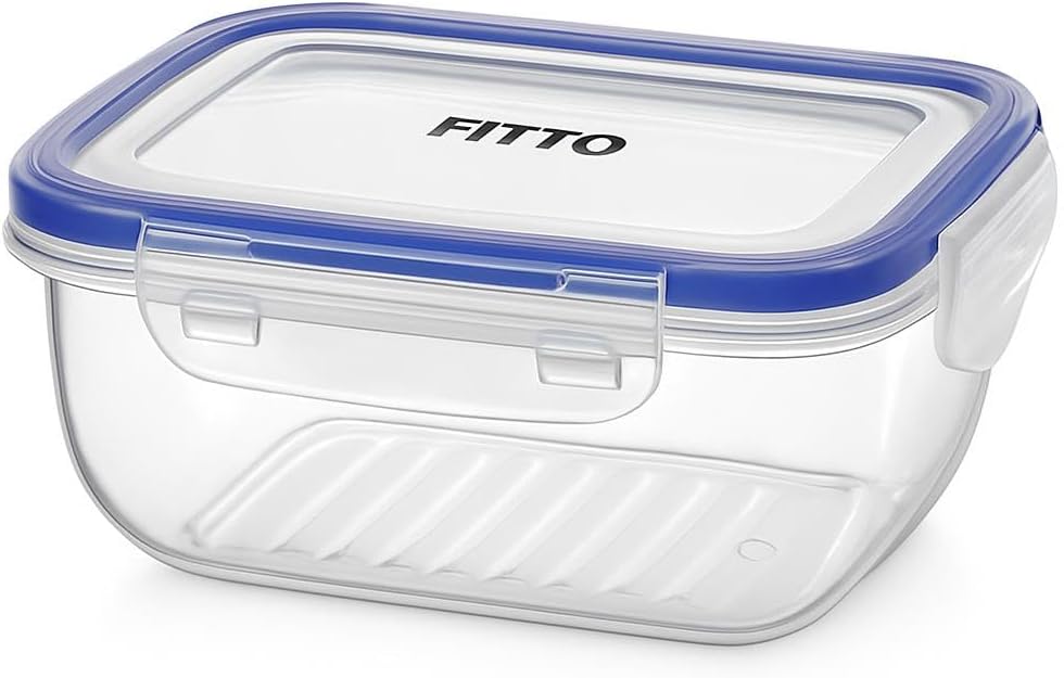 96 Pieces 1.4L Rectangular Food Containers (Airtight – BPA-Free – and Microwave Safe for Durable Food Storage)
