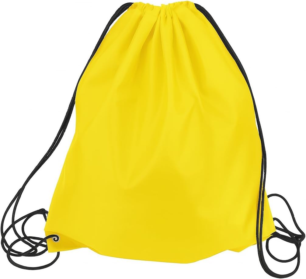 Yellow Backpack 42cm x 33cm, Durable School Bag for Kids, Lightweight Travel Backpack