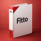 96 Pieces 2 Hole Document Folders for A4 Sheets with (2 Inch Thickness Capacity Binder)