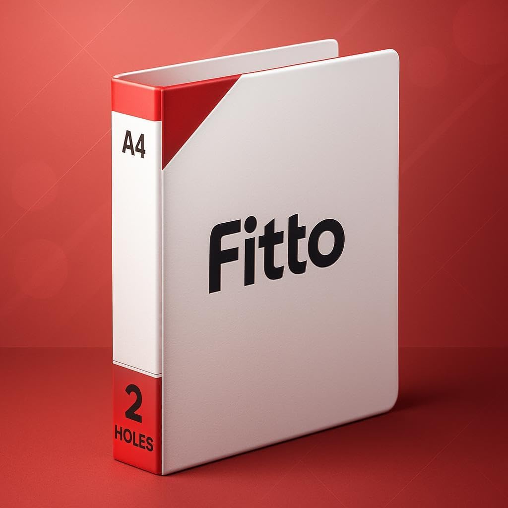 96 Pieces 2 Hole Document Folders for A4 Sheets with (2 Inch Thickness Capacity Binder)