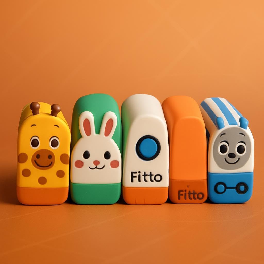 6 Pieces Aerospace Erasers Assorted Colors