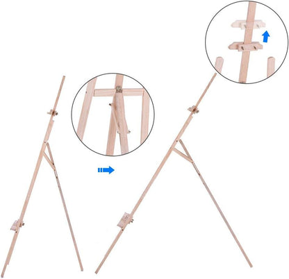 150cm Wooden Display Stand Artist Easel for Drawing & Painting