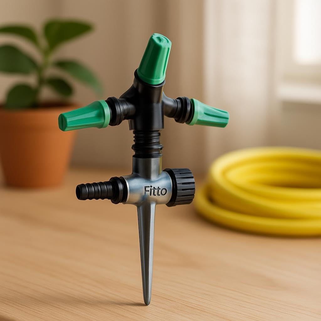 96 Pieces Multi-Functional Spray Nozzles with 3 Adjustable Outlets for Irrigation