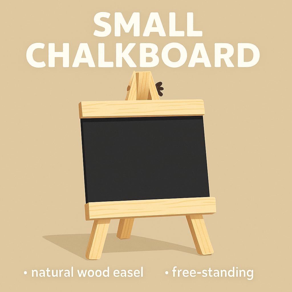 Small Black Board 12cm x 23cm for Home, Office, School, Kids, and Crafts