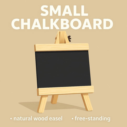 Small Black Board 12cm x 23cm for Home, Office, School, Kids, and Crafts