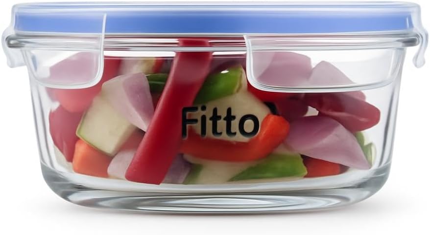 120 Pieces Square Glass Storage Food Containers (400ml)
