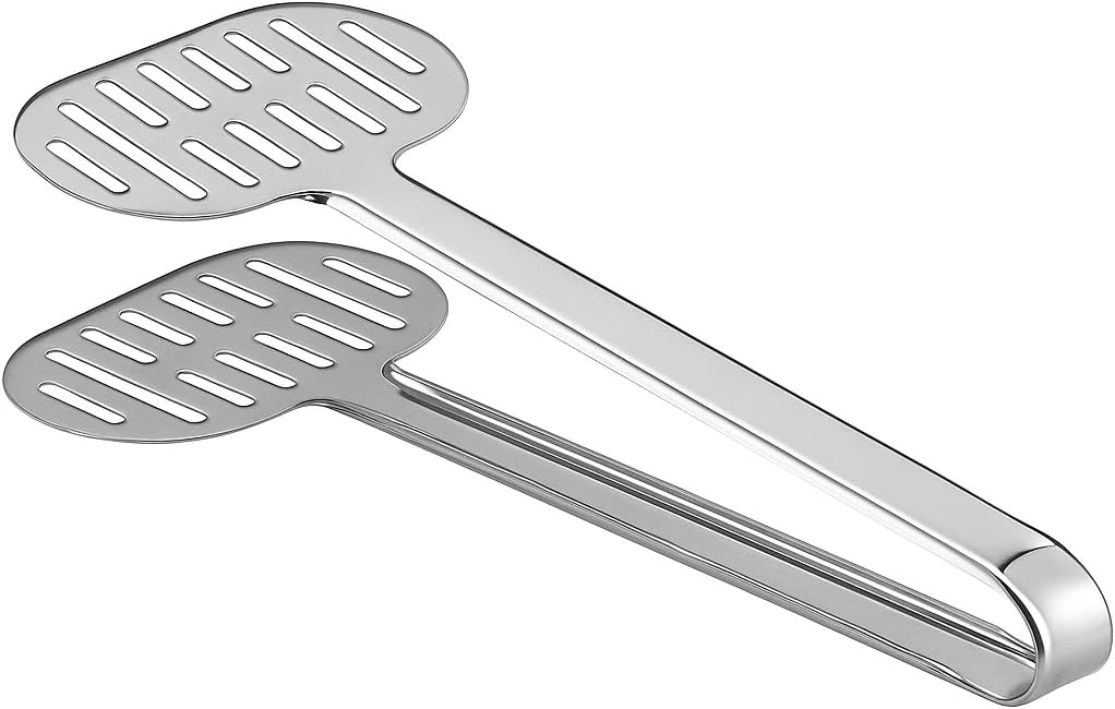 Stainless Steel Barbecue Tongs – Premium Quality, Extra Long, Heat-Resistant, Non-Slip Grip, Ideal for Grilling, BBQ, and Cooking – Durable Kitchen Tool