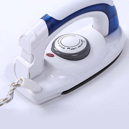 Travel Iron Portable Steam Iron, Mini Handheld, Non-Stick, Adjustable Temperature, Compact Travel Steamer, White