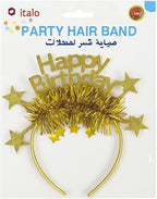 120 Pieces Gold Birthday Party Hair Band Tiara Crown Headbands for Kids Girls Women