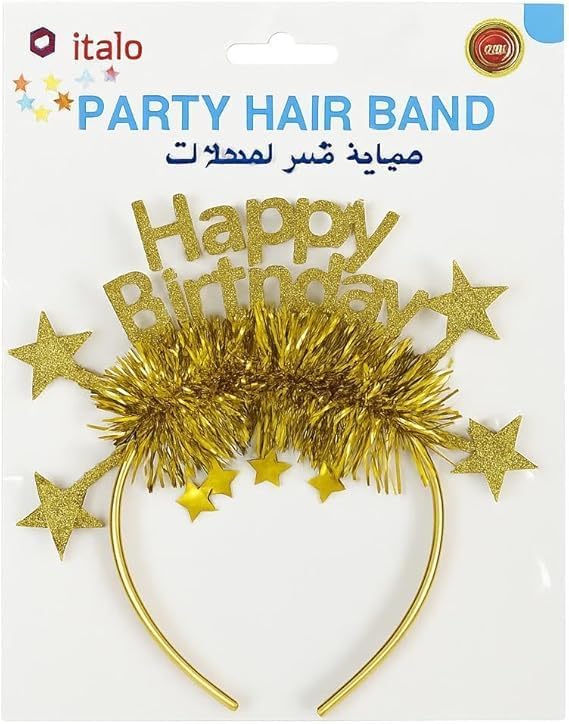120 Pieces Gold Birthday Party Hair Band Tiara Crown Headbands for Kids Girls Women