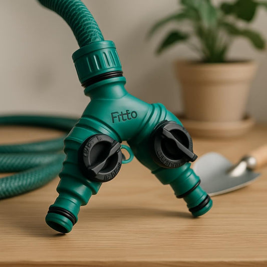 Quick Snap-In Dual Shut Off Connector for Garden Hoses