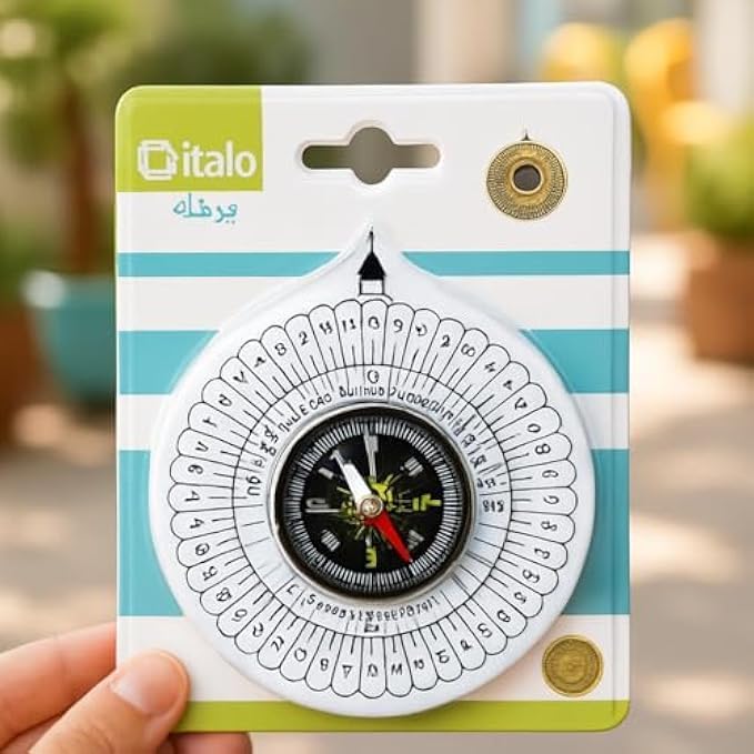 120 Pieces Qibla Compass Portable Qibla Direction Finders for Prayer (Islamic Prayer Compass for Home & Travel – Mecca Qiblah Locator)
