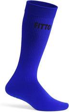 96 Pieces Anti-Slip Blue Football Socks for Kids - Comfortable & Durable Sports Socks