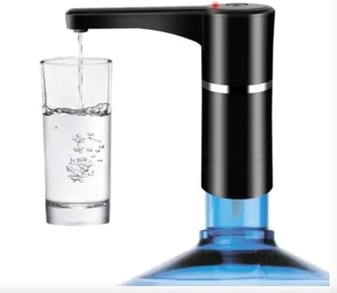 Fitto Lavish Rechargeable Touch Water Dispenser, Silicone Hose