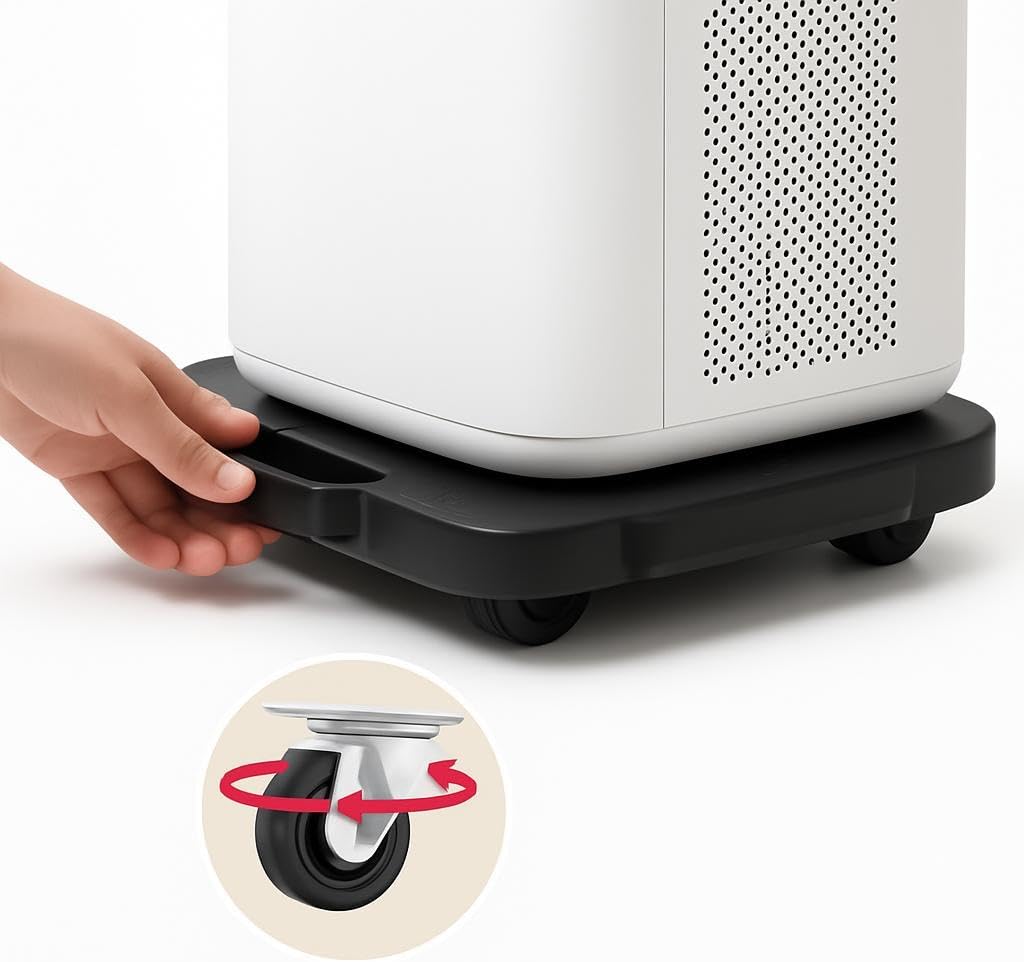 Mobile Flatbed Cart – Portable White Design