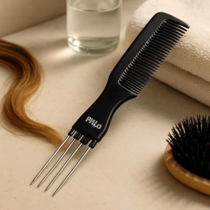120 Pieces Metal Tail Combs (19cm - Black Hair Teasing & Lifting Comb with Metal Pick for Styling – Sectioning – Backcombing)