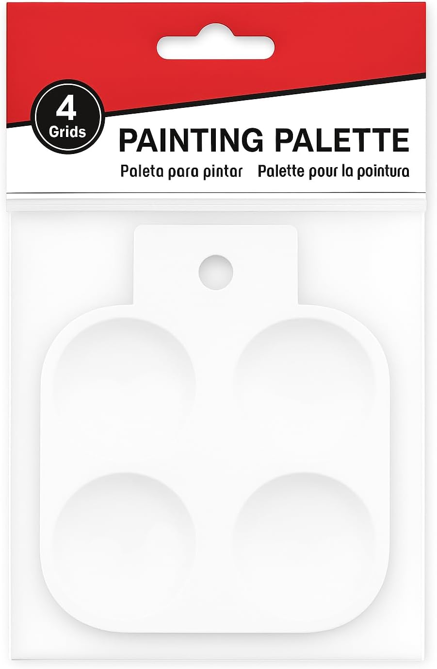 240 Pieces Painting Plates (85mm x 85mm White – 1 PC – Durable Square Paint Palette for Artists)