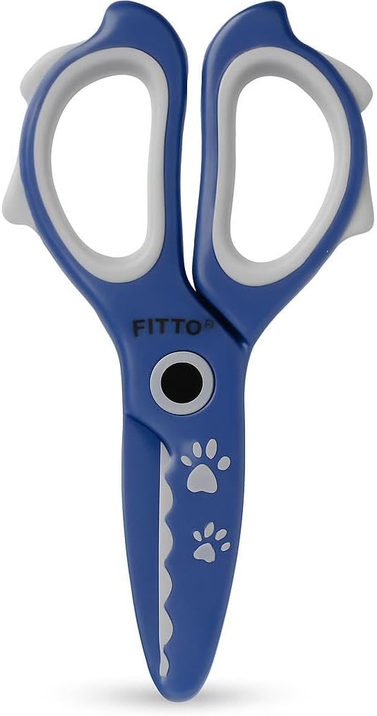 Safety Scissors for Kids – Stainless Steel Blades with Soft Grip Handle, Plastic Safety Cap, Ideal for School and Craft Use, Safe Craft Scissors for Children