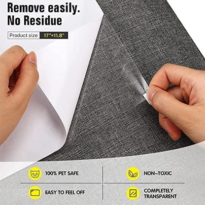 Cat Scratch Protector - Anti Scratch Cat Deterrent Sheet- PVC - Transperant, Pack of 2