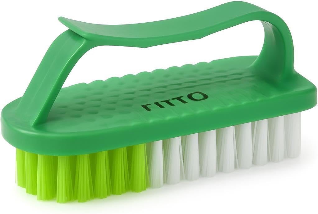 240 Pieces Clothes Cleaning Brushes (Durable Reusable Laundry Brush with Comfortable Plastic Handle – Medium Size – Green Color for Clothes – Shoes – and Household Cleaning)