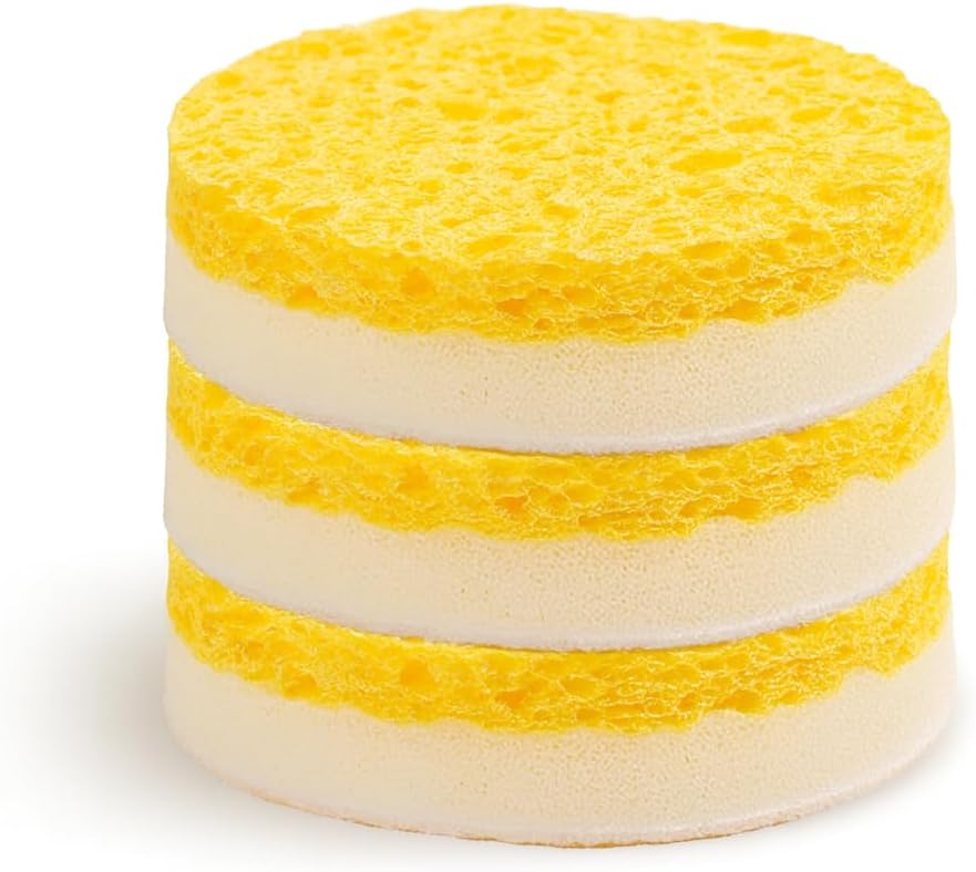 Long Handled Wood Pulp Cotton Pot Brush – Set of 3