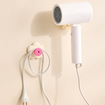Flower Suction Cup Hook – Cream Color Decorative Design