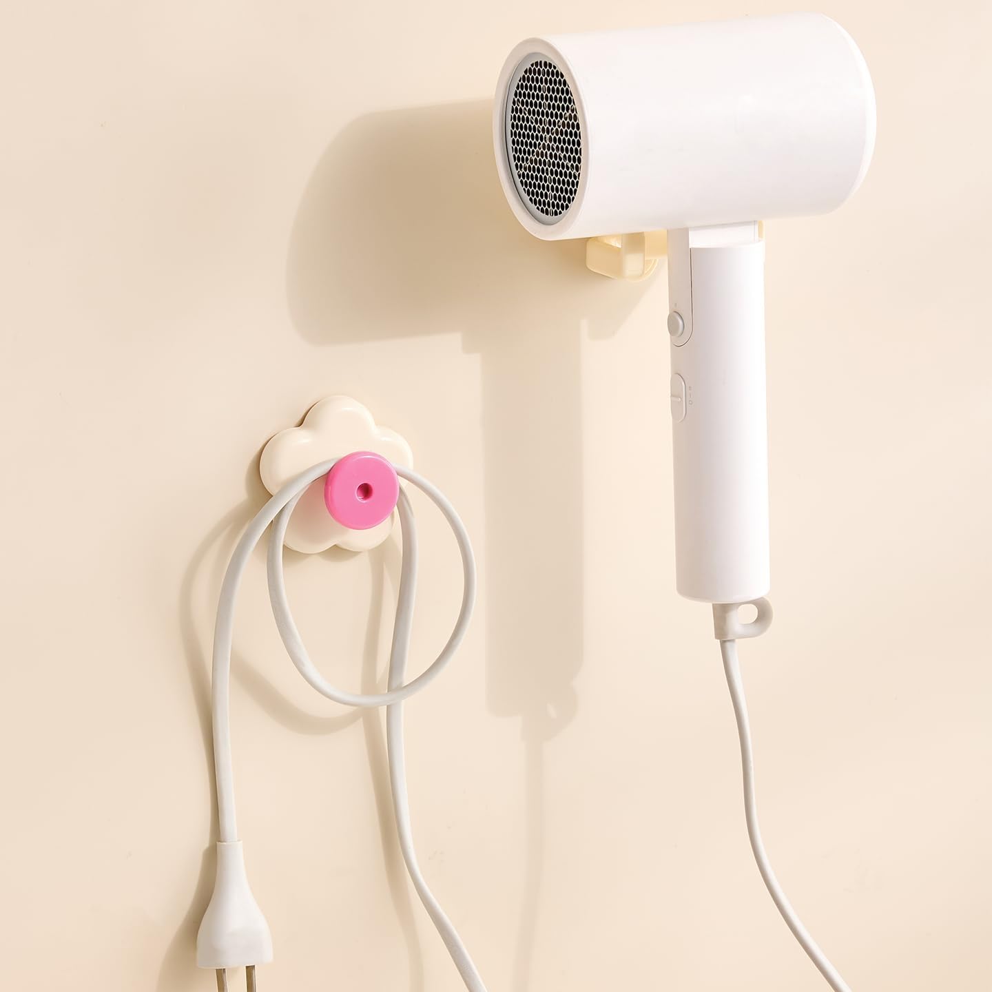 Flower Suction Cup Hook – Floral Design – Pink